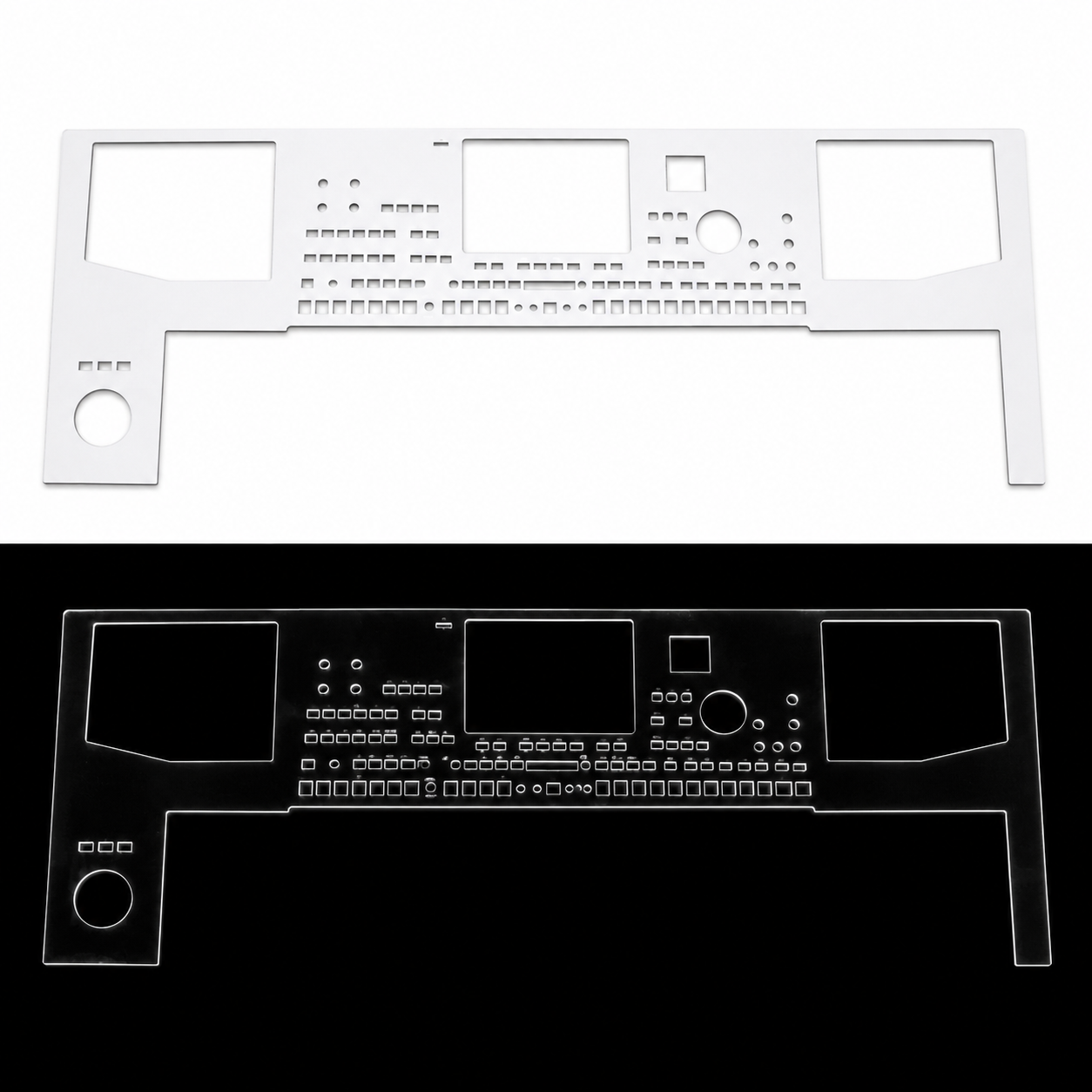 KORG PA1000 _PA700 61 GLASS PROTECTION MASK TERMAL TRANSPARENT QUALİTY