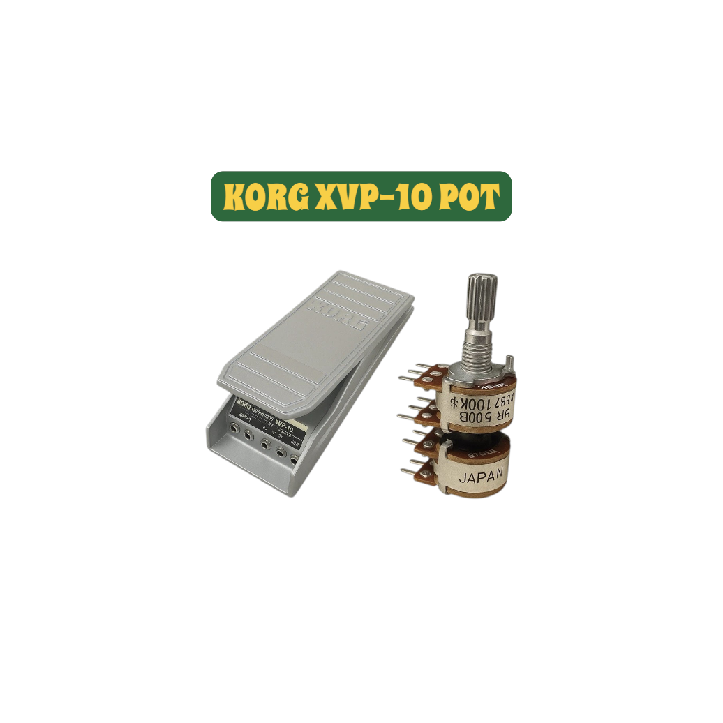 KORG XVP-10 Expression Pot Dual Rotary 50KB/100KB (potentiometer) NEW MADE IN JAPAN