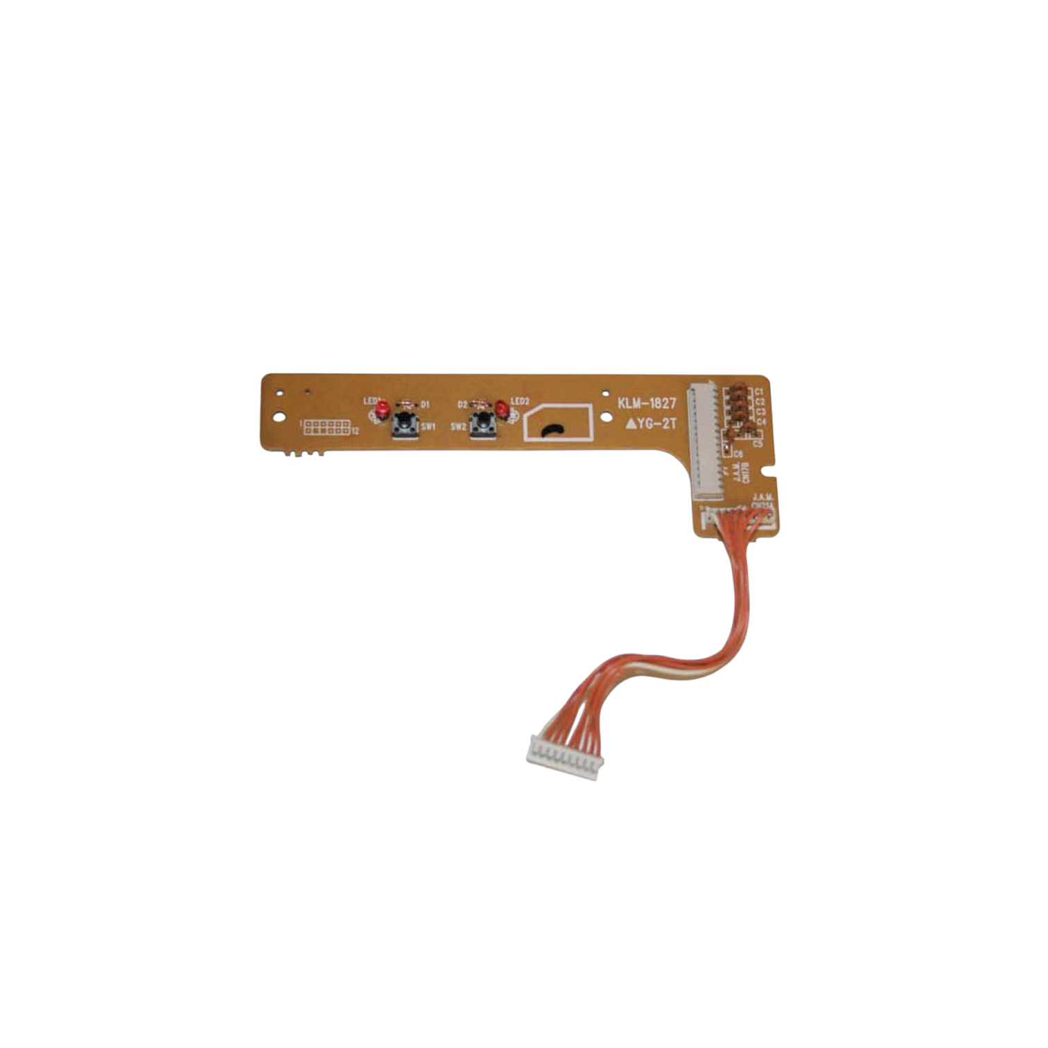 SW1, SW2 circuit board (KLM-1827) for Korg Trinity v3