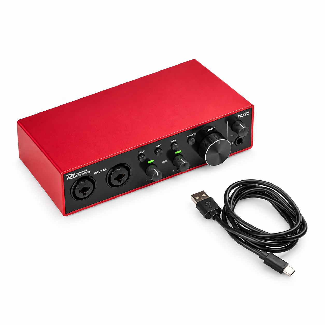 Power Dynamics PDX22 2-Channel USB-C Audio Interface original