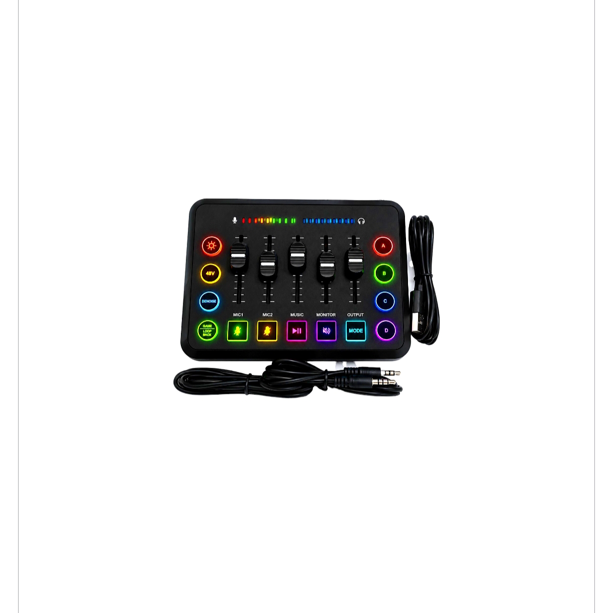 Facmogu F11 Canlı Yayın Ses Sound Live Kartı TikTok Bigo Live Likee