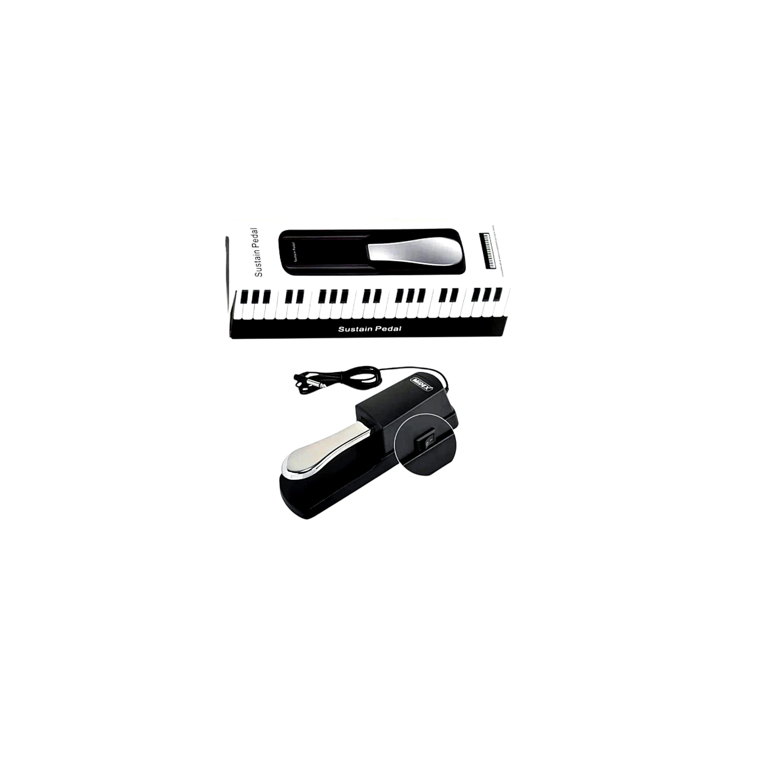 Universal Piyano ve Org Sustain Pedalı